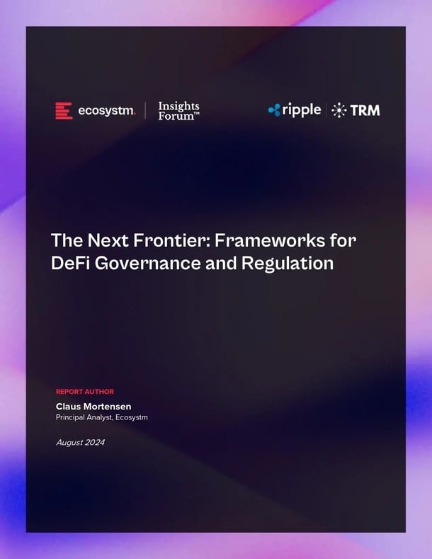 The Next Frontier: Frameworks for DeFi Governance and Regulation